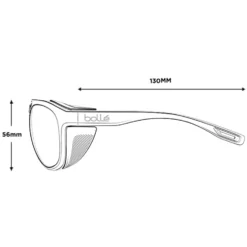 BOLLE Bollé Adventurer Solace4 Brown Cat 4 - Gletscherbrille -Edelrid Verkaufsgeschäft boll adventurer solace4 brown cat 4 gletscherbrille bol bs139007 5