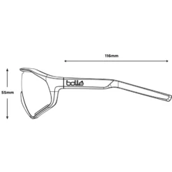 BOLLE Bollé Shifter Phantom Clear Green Cat 1-3 - Fahrradbrille -Edelrid Verkaufsgeschäft boll shifter phantom clear green cat 1 3 fahrradbrille black matte bol bs010005 5