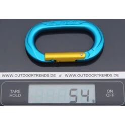 Titelseite -Edelrid Verkaufsgeschäft climbing technology ovx ovalkarabiner blue mustard ctl 2c29300w2g 1