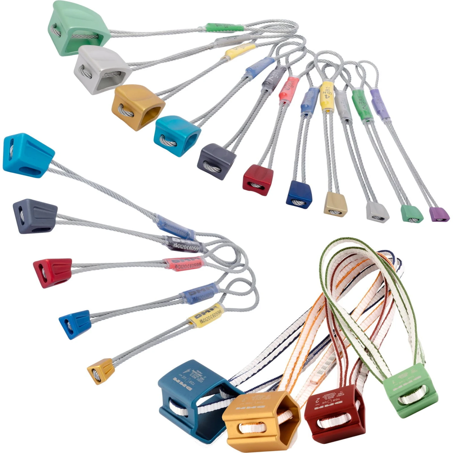 DMM Wallnut Set 1-11 & Alloy Offset Set 7-11 & Torque Set 1-4 - Klemmkeile 1 DMM Wallnut Set 1-11 & Alloy Offset Set 7-11 & Torque Set 1-4 - Klemmkeile