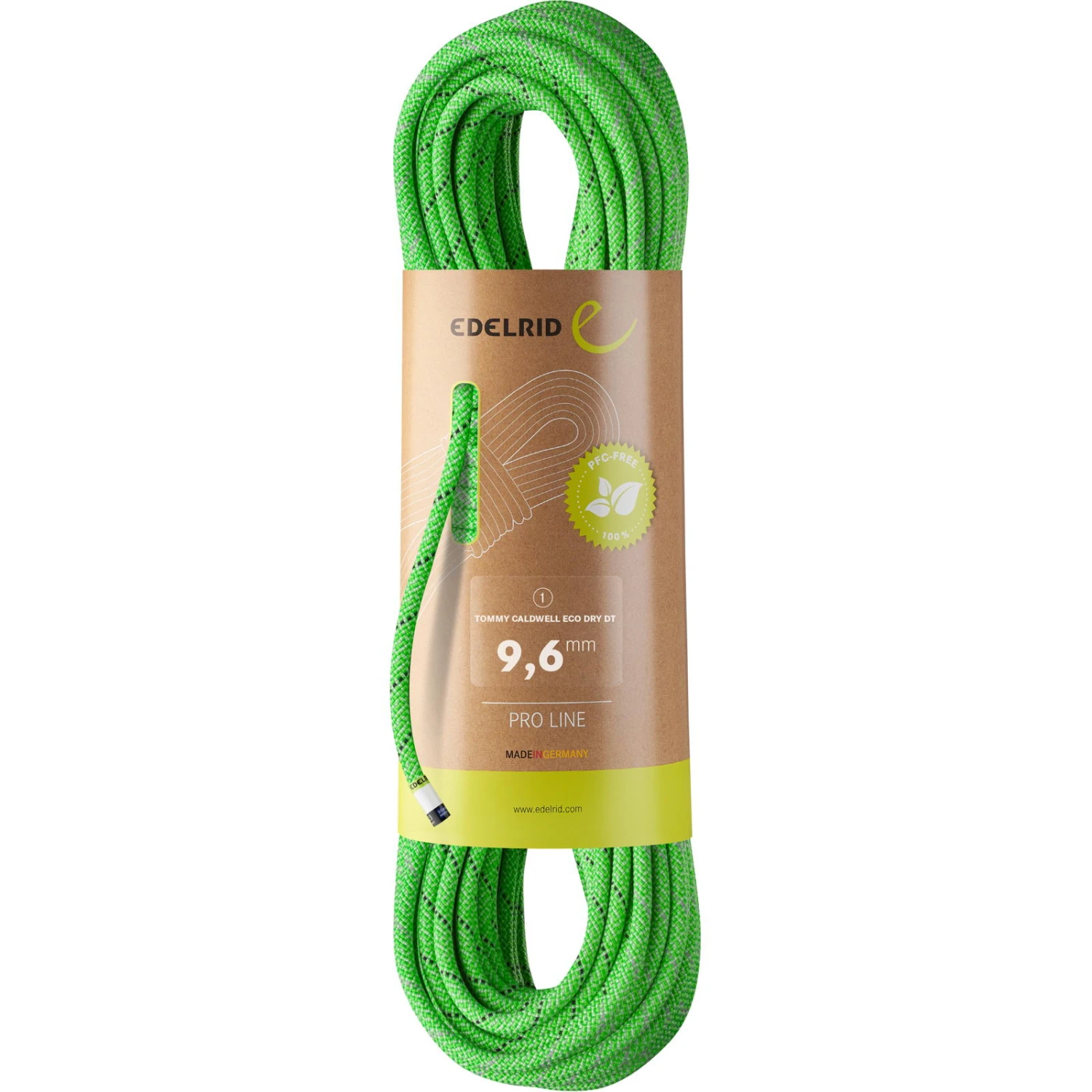 Edelrid Tommy Caldwell Eco Dry DT 9.6 Mm - Einfachseil 1 Edelrid Tommy Caldwell Eco Dry DT 9.6 Mm - Einfachseil